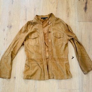 Brown suede Theory Jacket